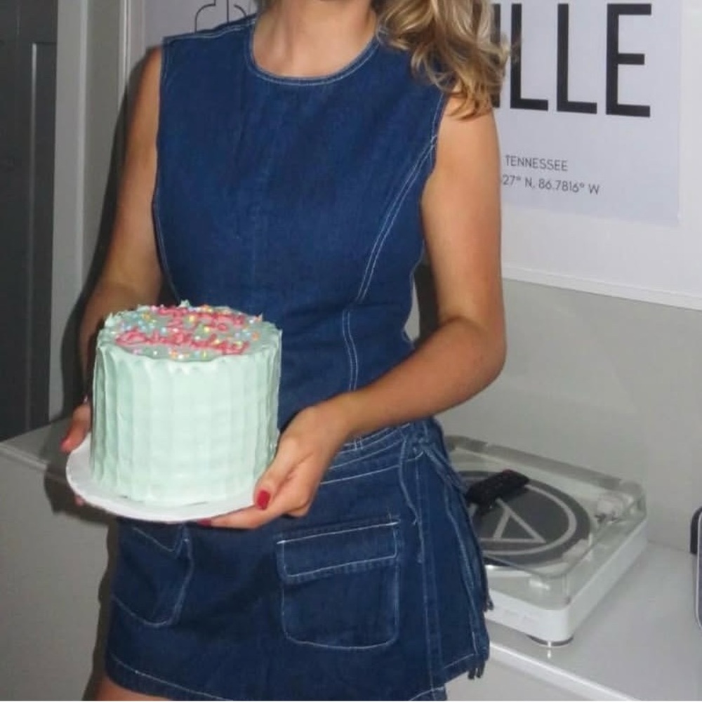 Lioness Countryside Skort and Top Blue Denim